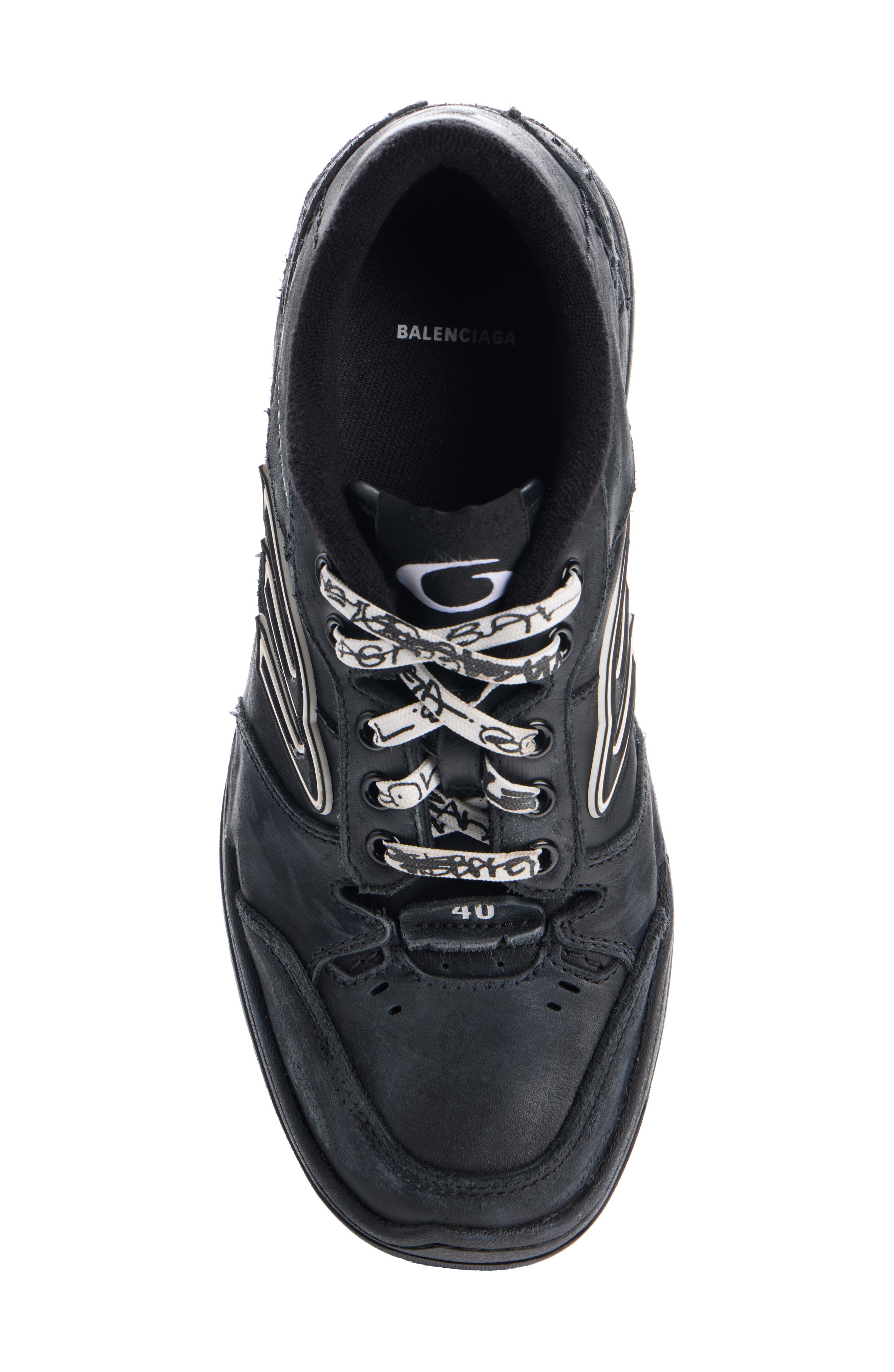 Balenciaga Hamptons Sneaker, Alternate, color, Black