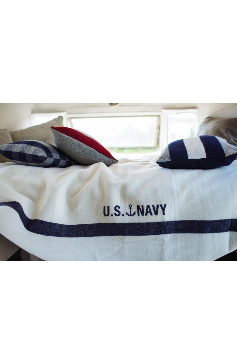 Faribault Woolen Mill US Navy Foot Soldier Blanket, Alternate, color, 