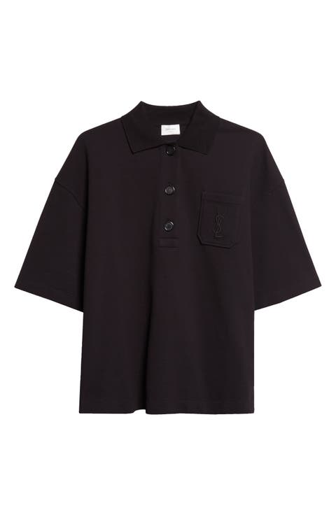Embroidered Cotton Piqué Polo
