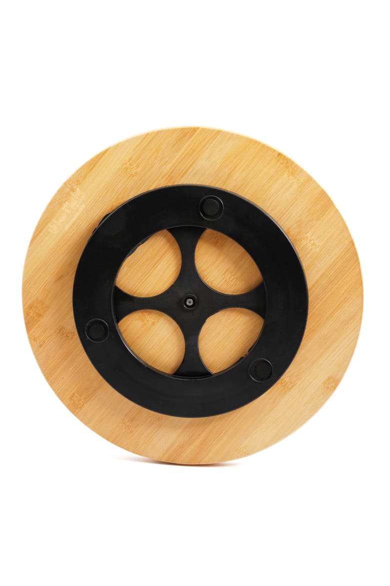 Market Life on the Farm 13 Inch Wood Lazy Susan Turntable, Alternate, color, Wood