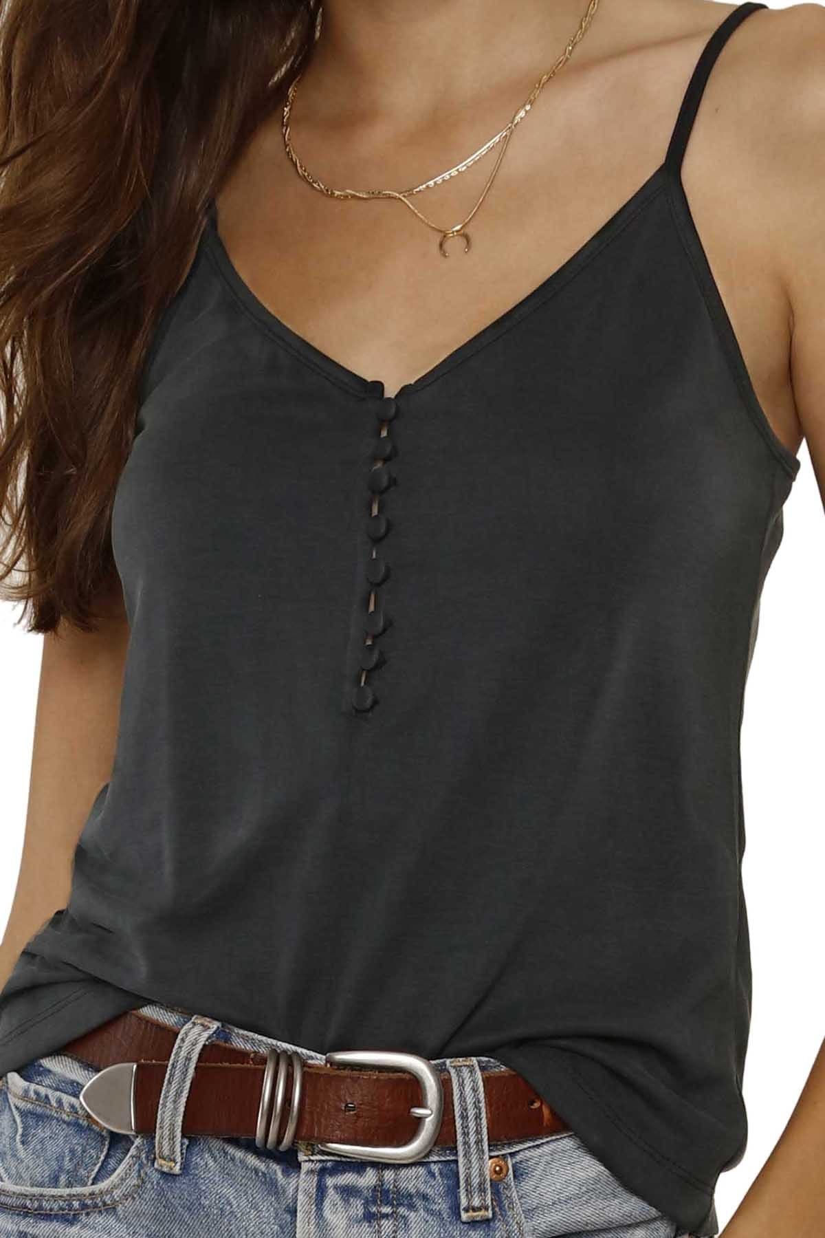 Heartloom Nava Covered Button Camisole (Women) | Nordstromrack