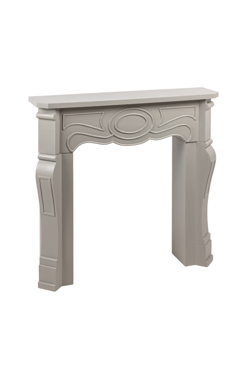 Storied Home Victorian Decorative Fireplace Mantel, Main, color, Grey