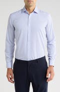 TOM BAINE Performance Stretch Wrinkle Free Button-Down Shirt