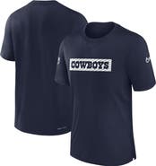 Nike Men's Nike Navy Dallas Cowboys 2024/25 Sideline Player Tri-Blend Performance T-Shirt