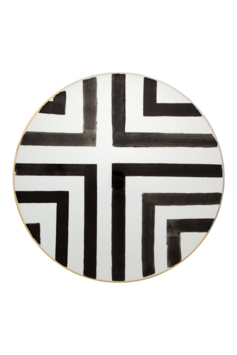 Sol y Sombra Charger Plate, Main, color, WHITE