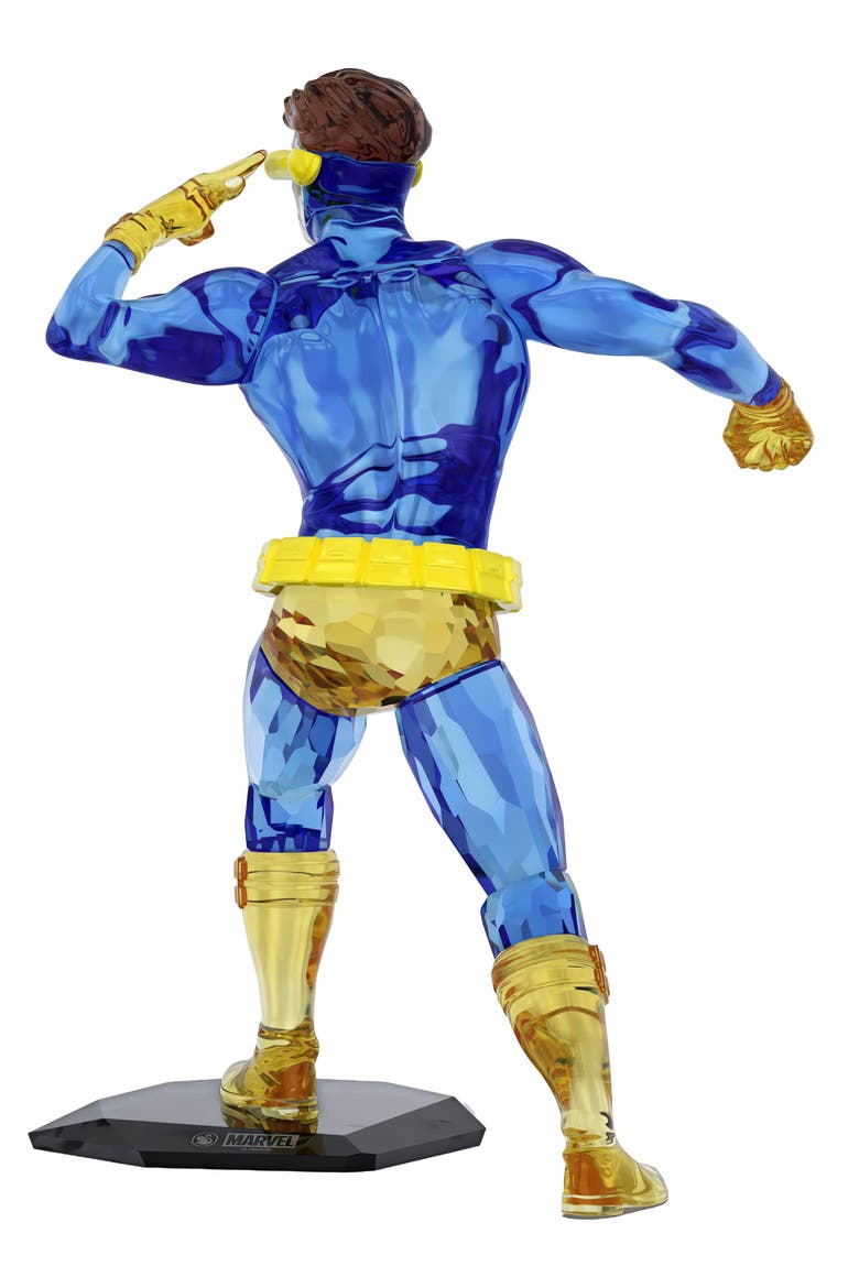 X-Men Cyclops Crystal Figurine, Alternate, color, BLUE
