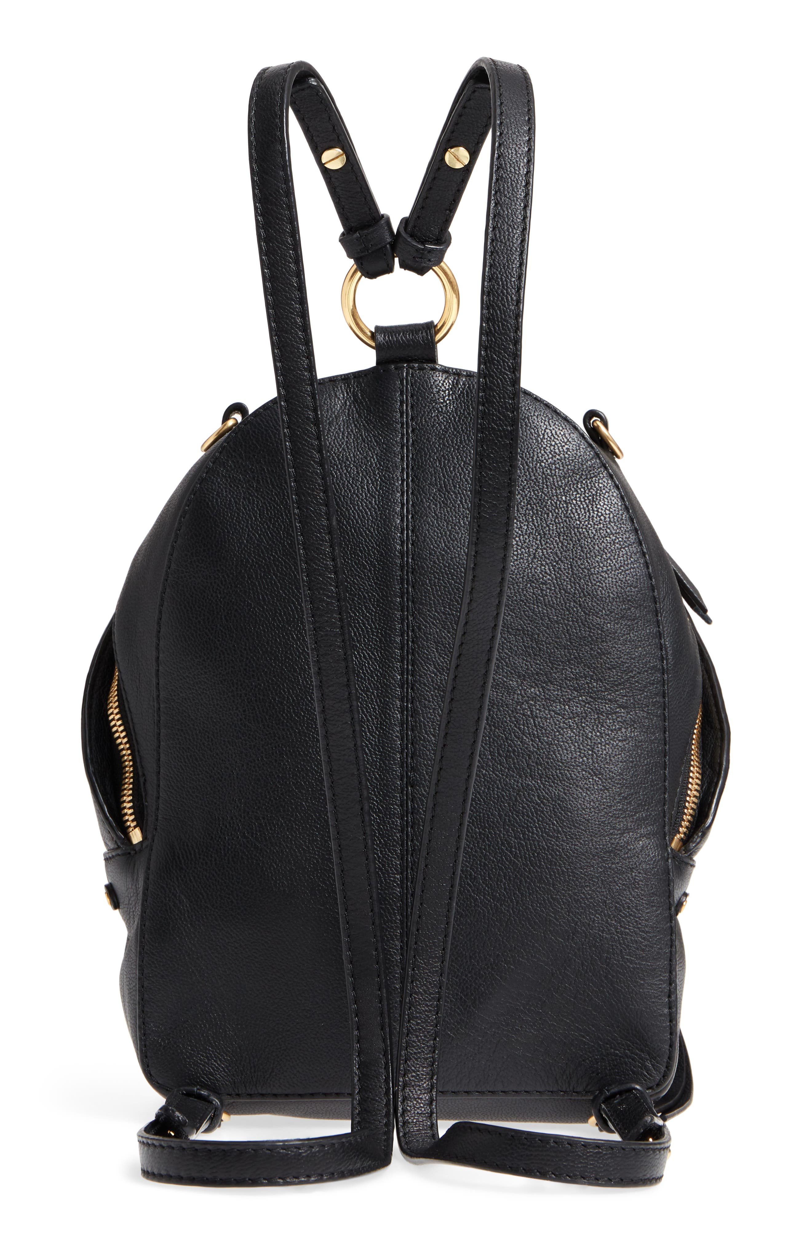 See by Chloé Mini Mino Leather Backpack, Alternate, color, 