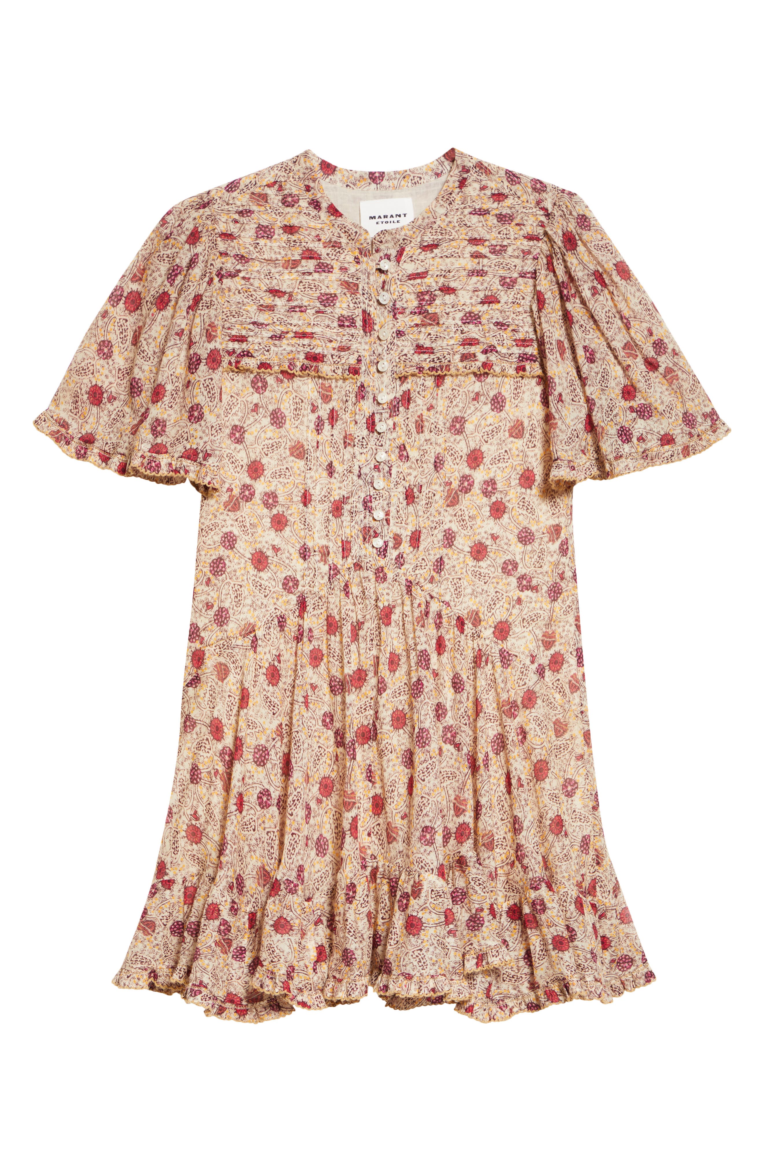 Daynia Dress - Female - Ecru-raspberry - Size 40