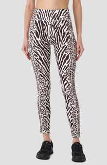 RM Rebecca Minkoff Animal Print High Waist Pocket Ankle Leggings