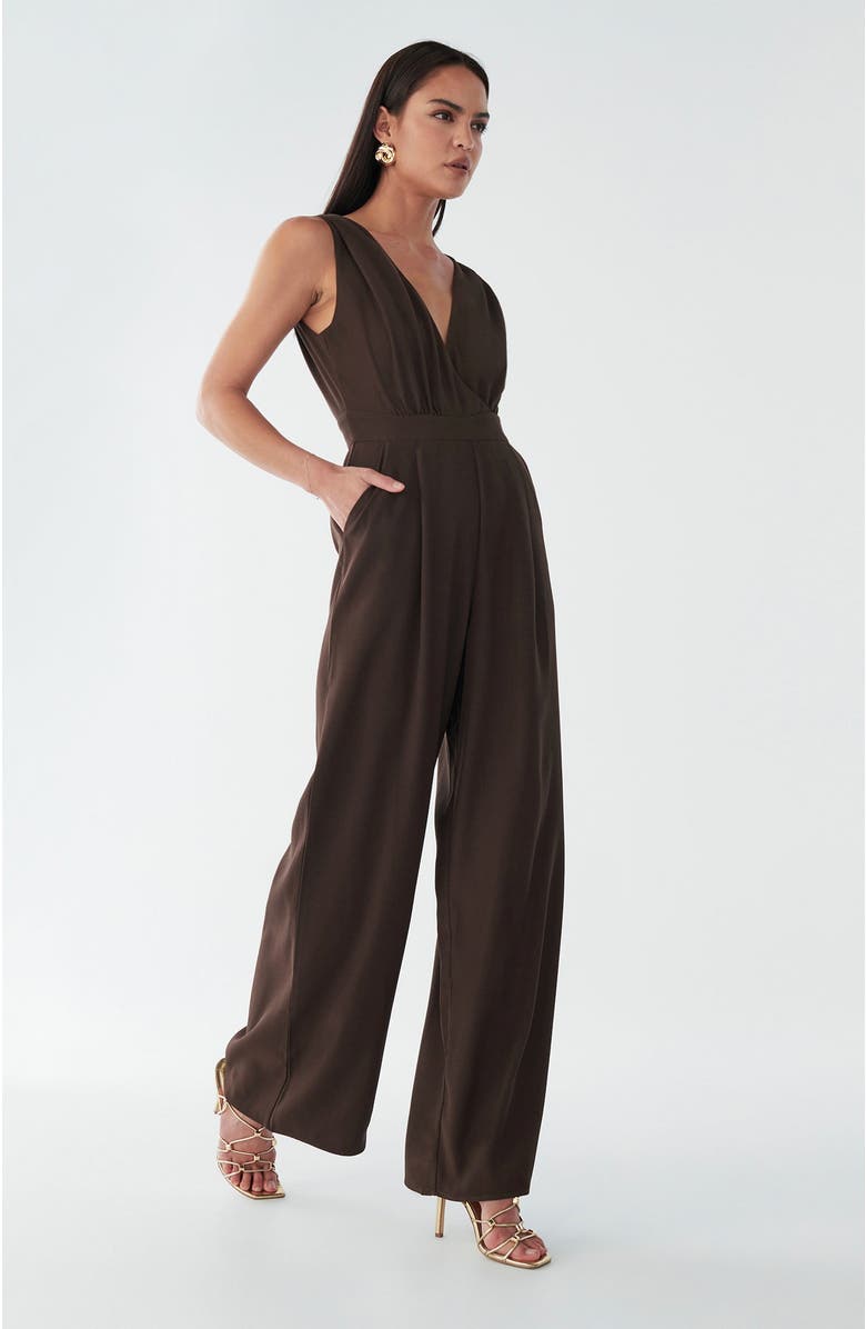 BWLDR Parker Jumpsuit, Alternate, color, Chocolate