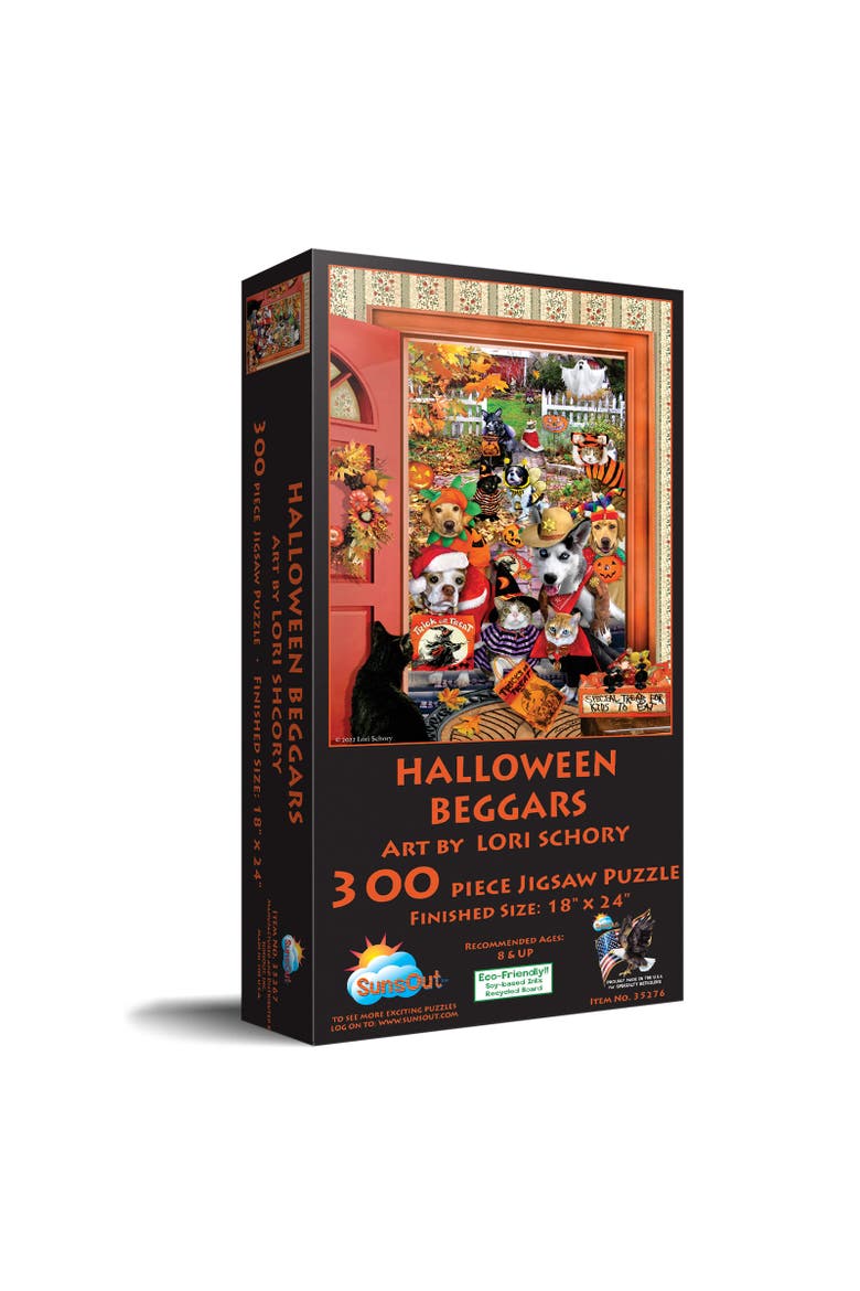 Halloween Beggars 300 piece Jigsaw Puzzle for Adults, Main, color, Multicolor