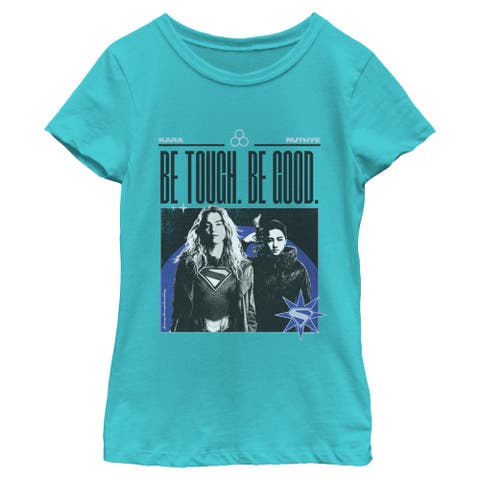 Girls Supergirl Be Tough Be Good T Shirt