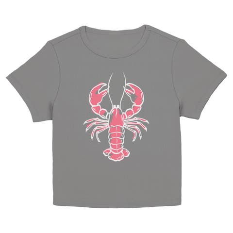 Junior's American Lobster Artwork Short Sleeve Baby T-Shirt