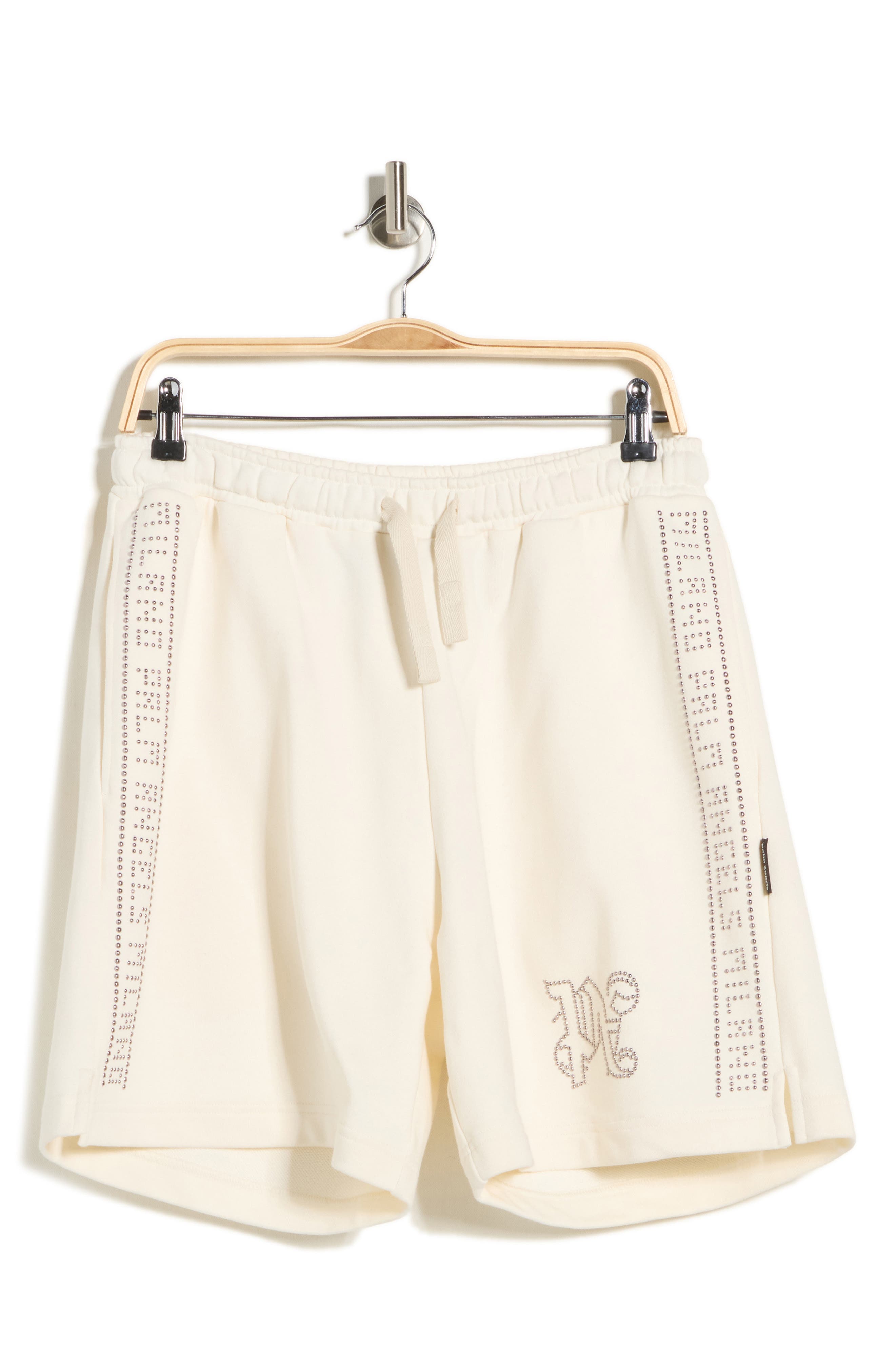 Palm Angels Studded Drawstring Shorts