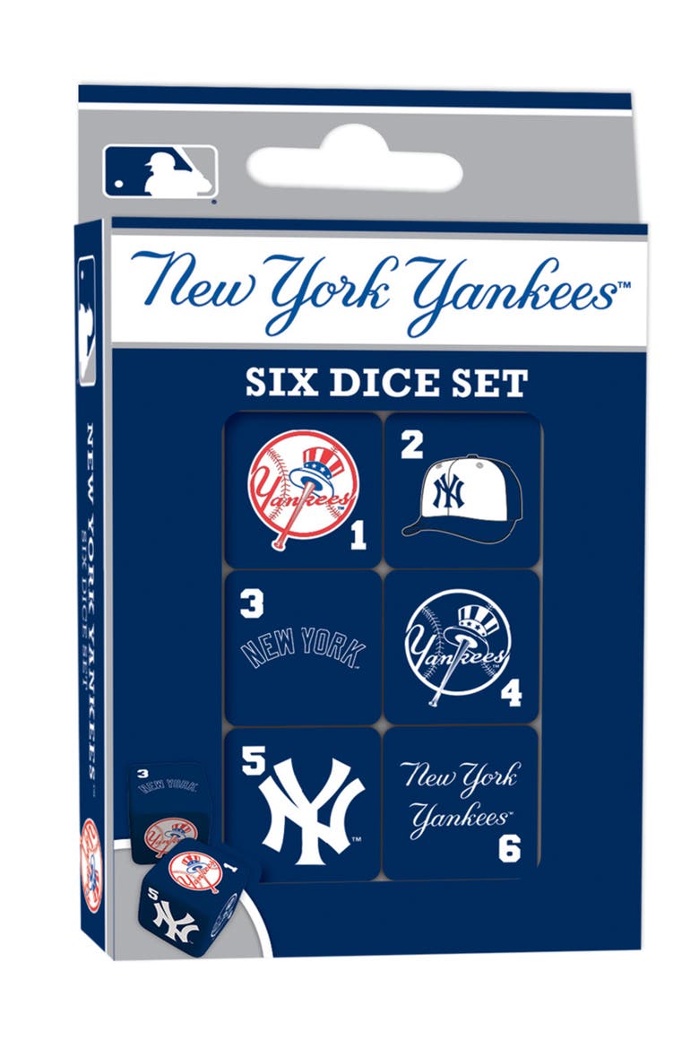 New York Yankees Dice Set - 19mm, Main, color, Multicolor