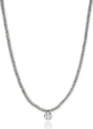 John Hardy JH Lovestruck Sterling Silver Lab Grown Diamond Pendant Necklace