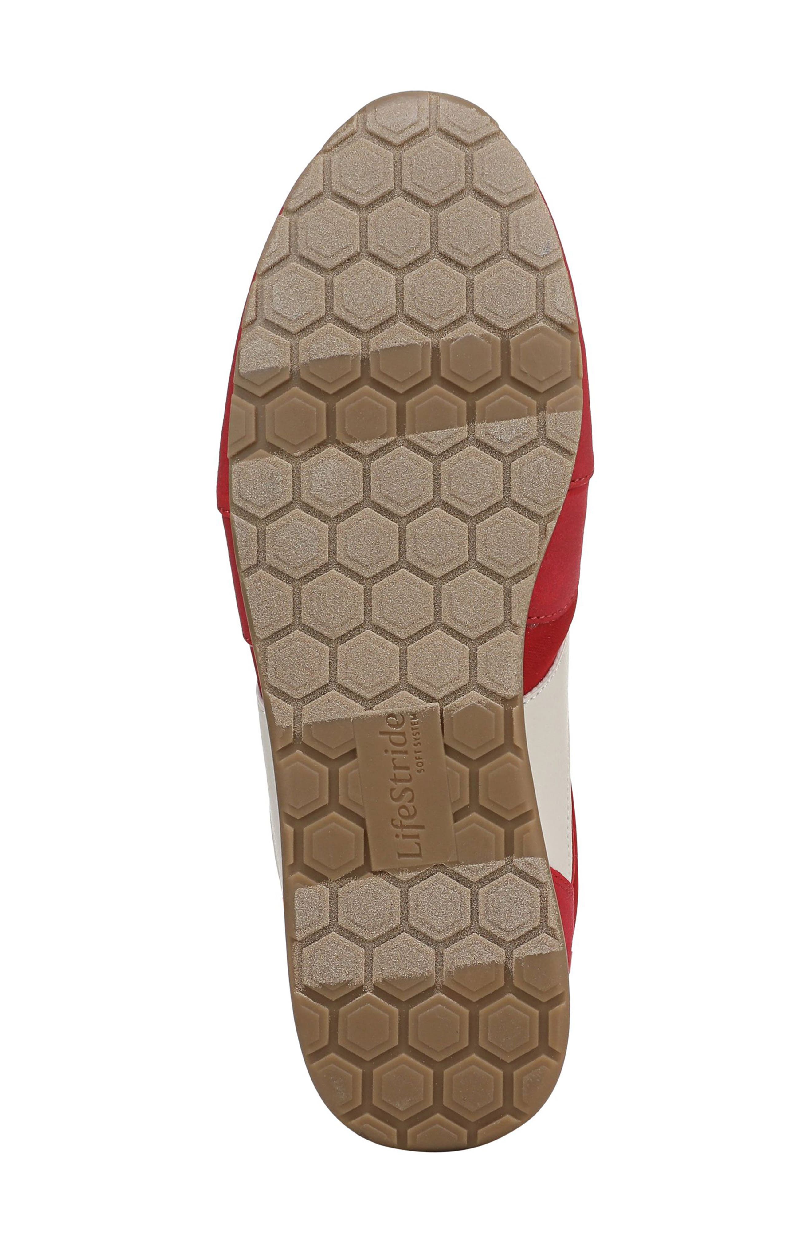 Fearless Charm Low Top Sneaker, Alternate, color, FIRE RED