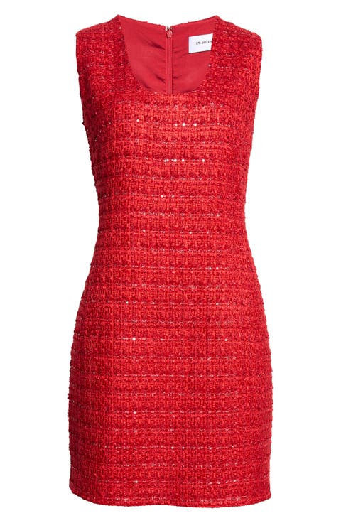 Tweed Sheath Dress