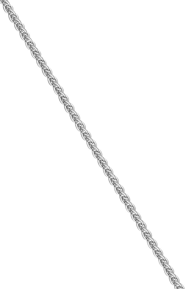 HAWLEY ST 14K White Gold Wheat Chain Necklace, Alternate, color, 