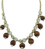OLIVIA WELLES Beaded Statement Necklace
