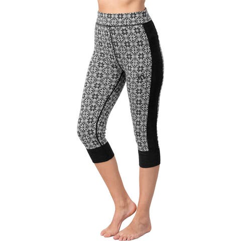 Women's Rose High Waist Capri