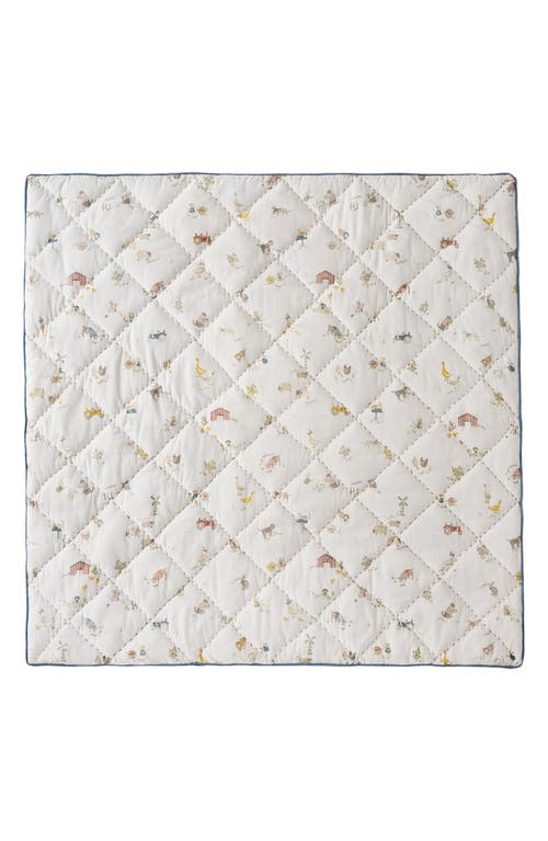 Pehr On the Farm Reversible Quilted Blanket 