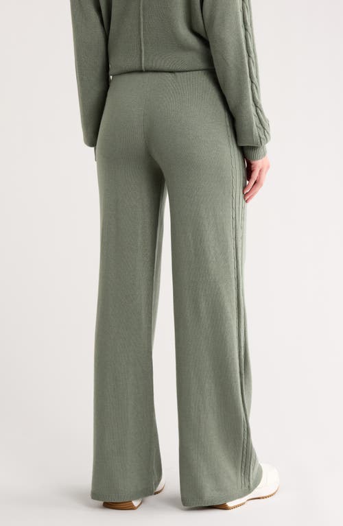 Splendid Emily Cable Knit Pants In Multi