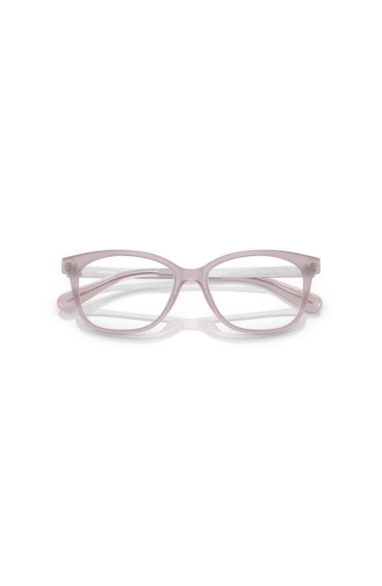 Michael Kors 51mm Rectangle optical glasses, Alternate, color, Violet