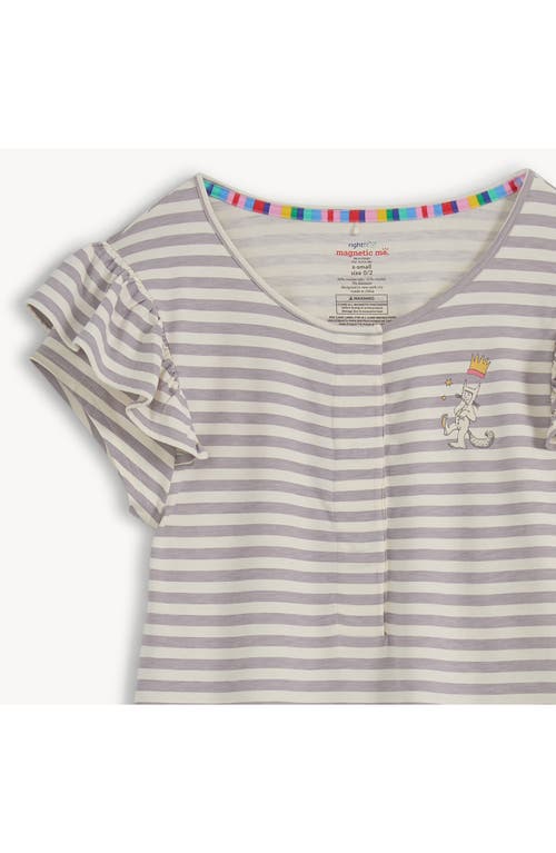 Magnetic Me 'where The Wild Things Are' Magnetic Closure Pajamas In Gray