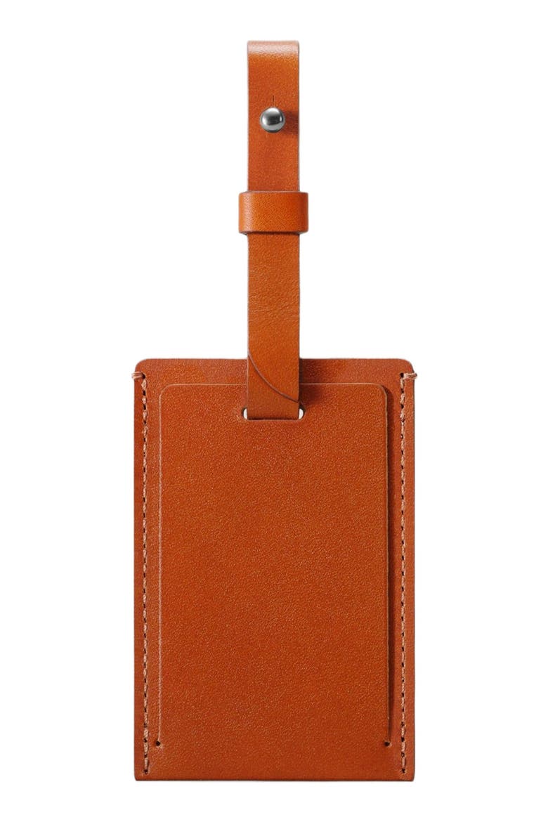 The Luggage Tag, Alternate, color, Cognac