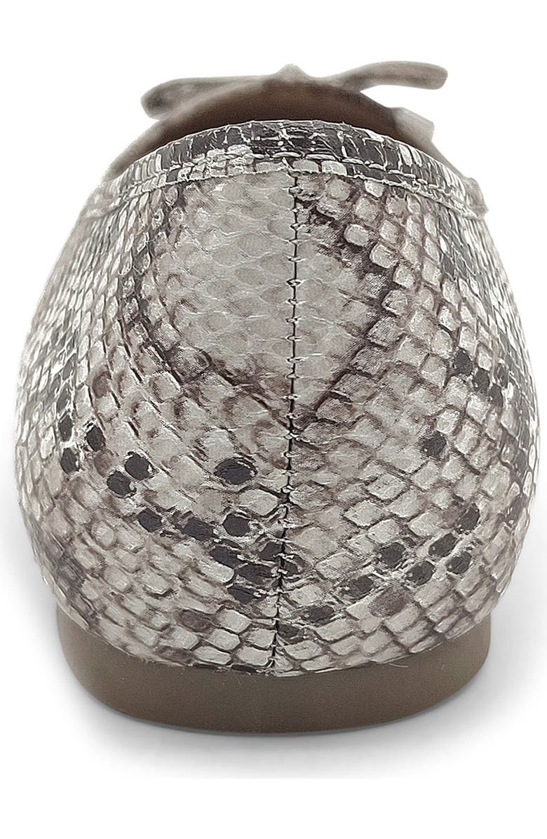 Reaction Kenneth Cole Elstree Ballet Flat, Alternate, color, Natural Snake