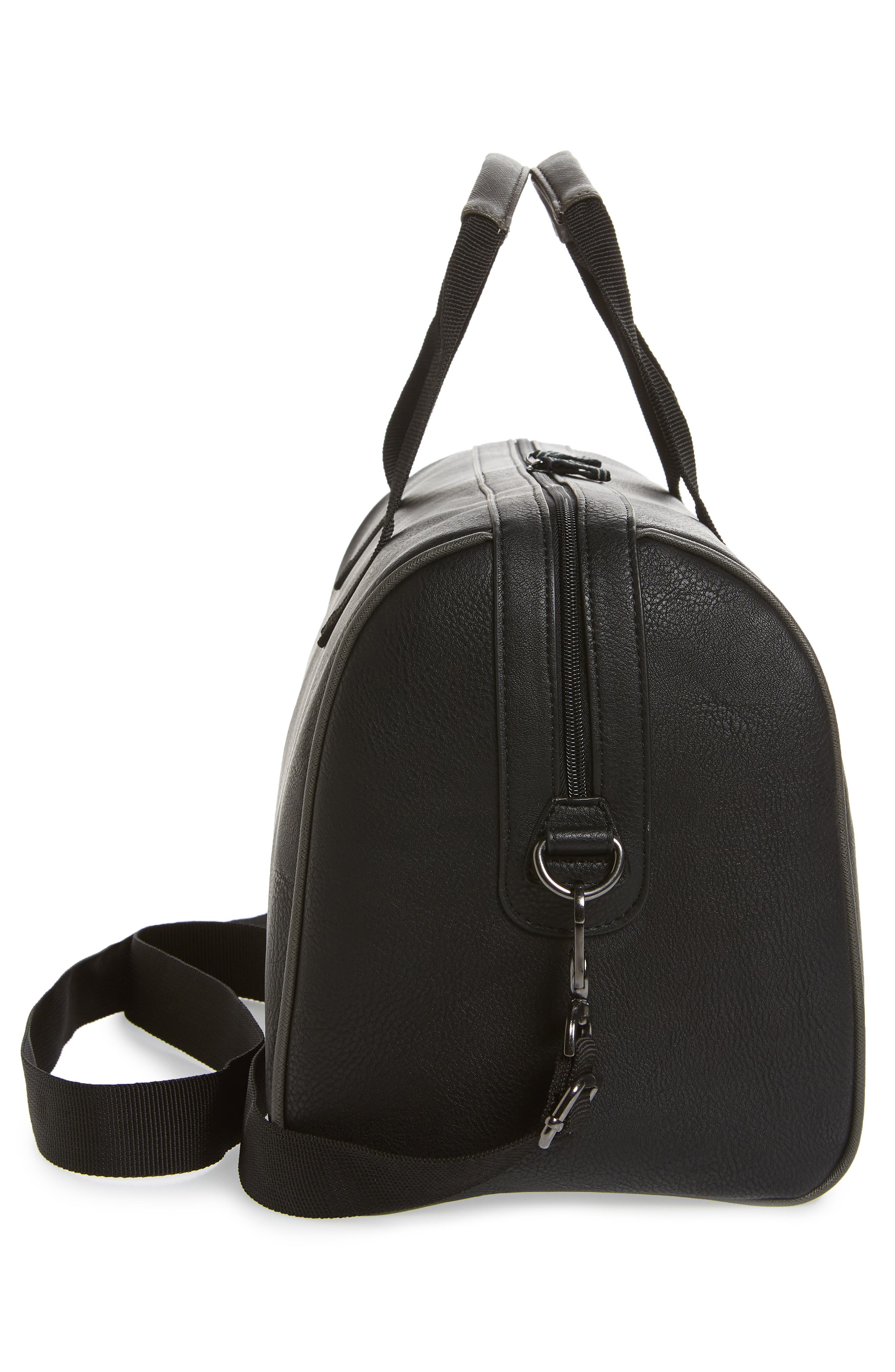 Ted Baker London Berman Faux Leather Duffel Bag, Alternate, color, 