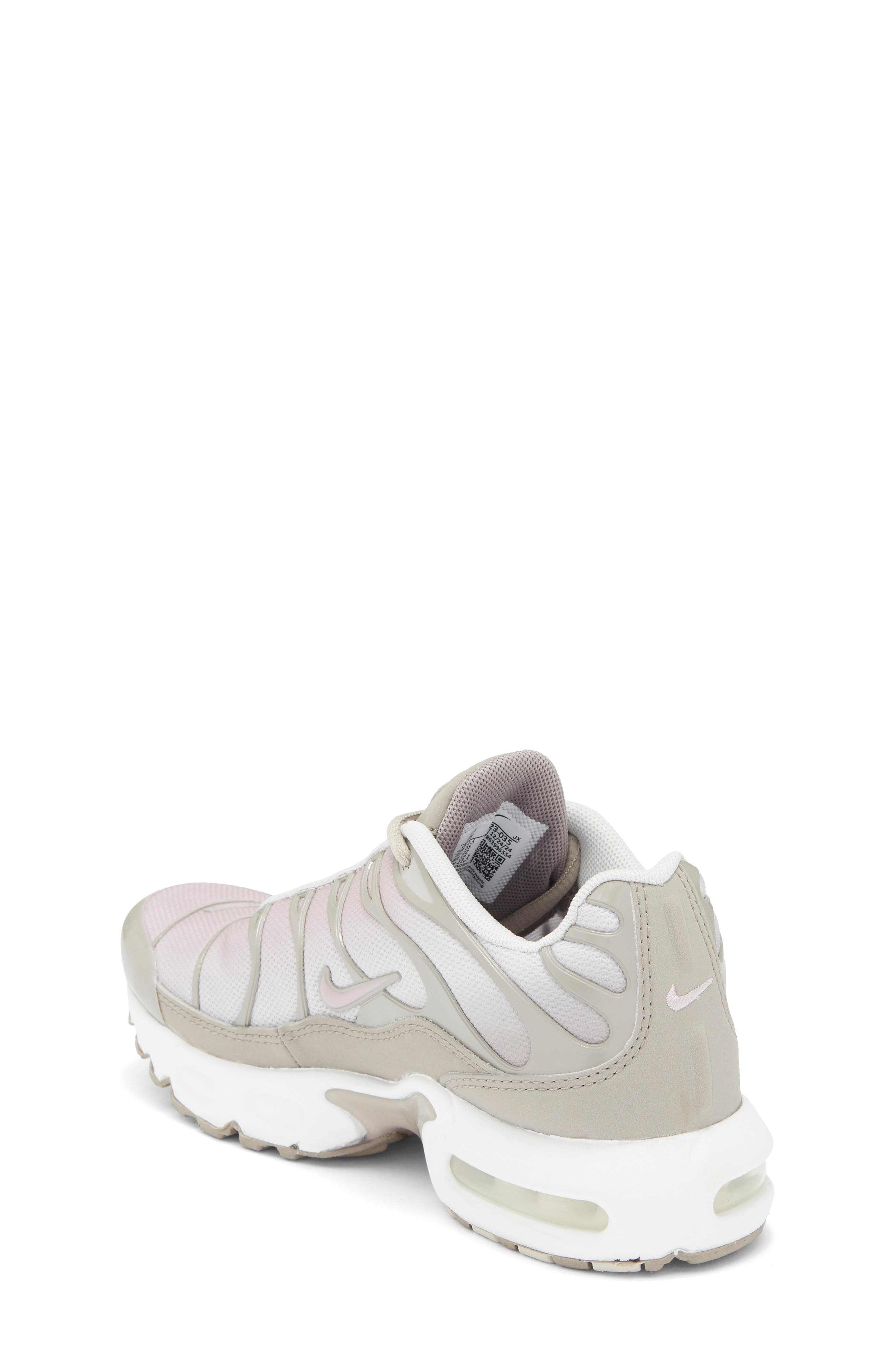 Kids' Air Max Plus Sneaker, Alternate, color, PHOTON DUST/ ROSE/ STONE