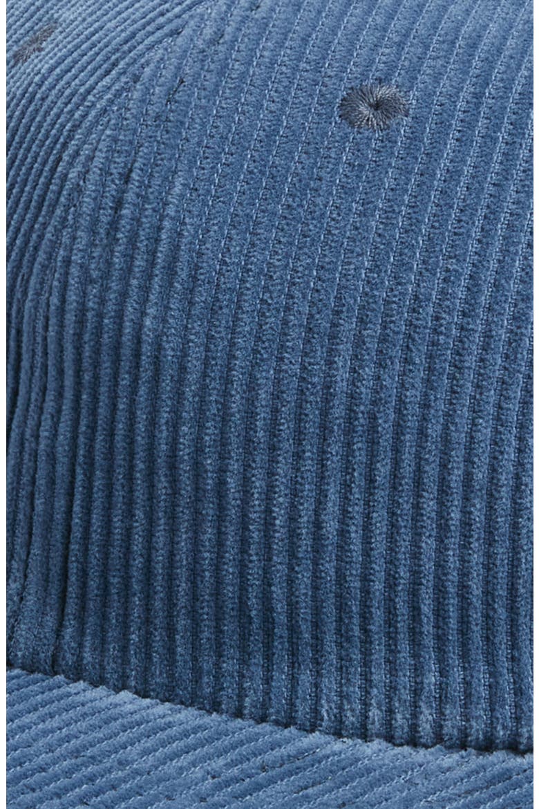 Corduroy Baseball Cap, Alternate, color, STEEL BLUE