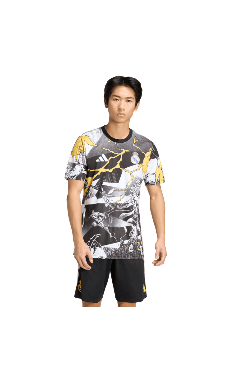 adidas Men's adidas White Real Madrid x Marvel AEROREADY 2025/26 Pre-Match Top, Alternate, color, White