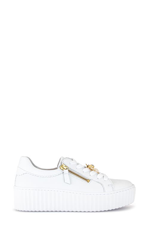 Gabor 63.201 Platform Sneaker In White