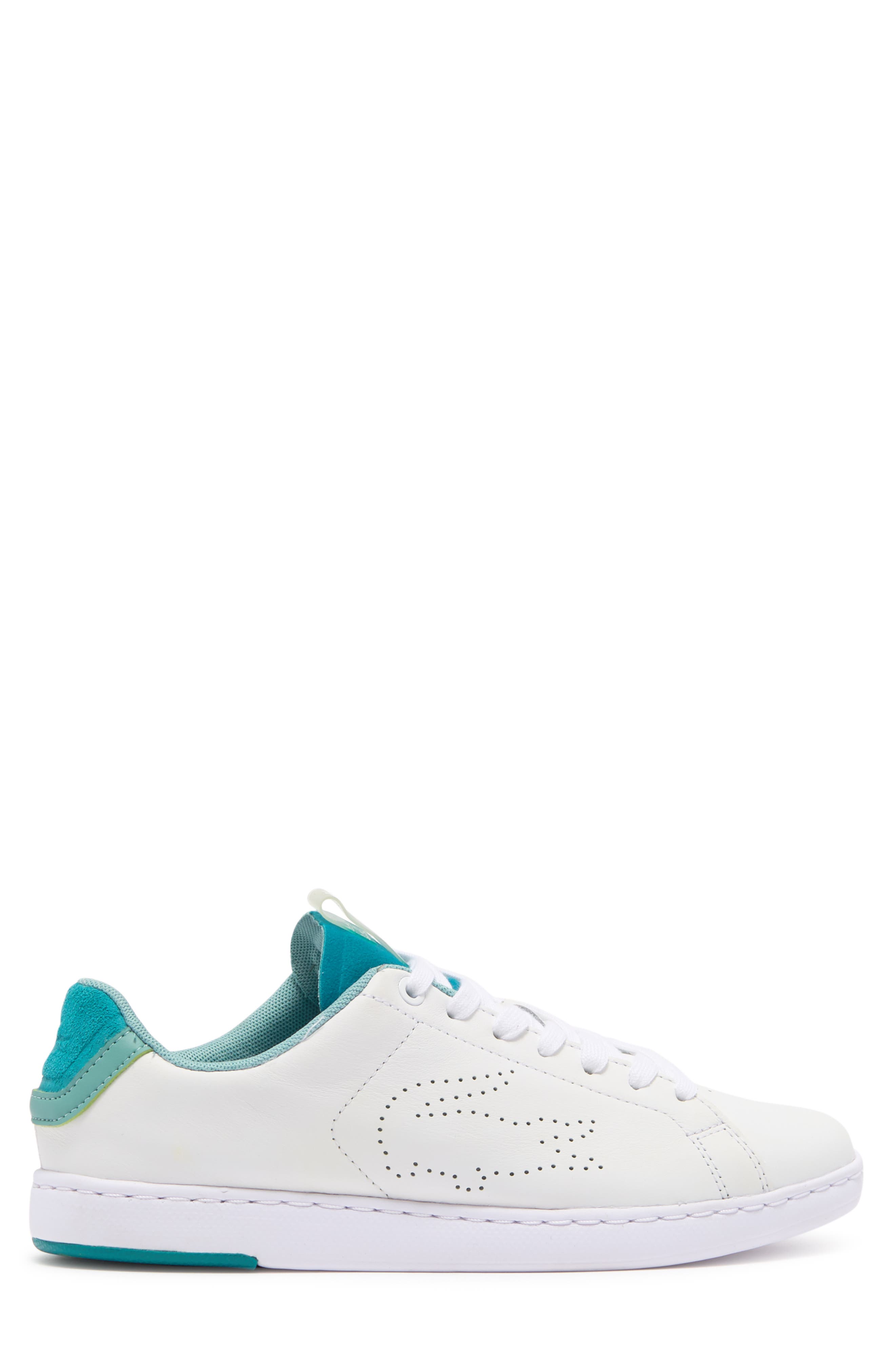 Lacoste Carnaby Leather Fashion Sneaker, Alternate, color, 