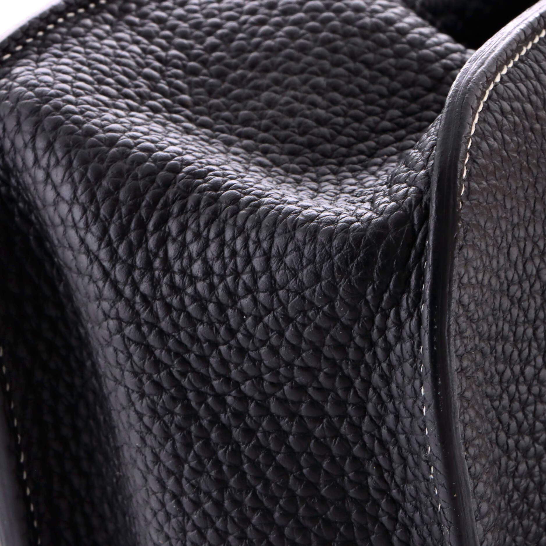 Pre-Owned Hermes Halzan Bag Clemence 31, Alternate, color, Noir