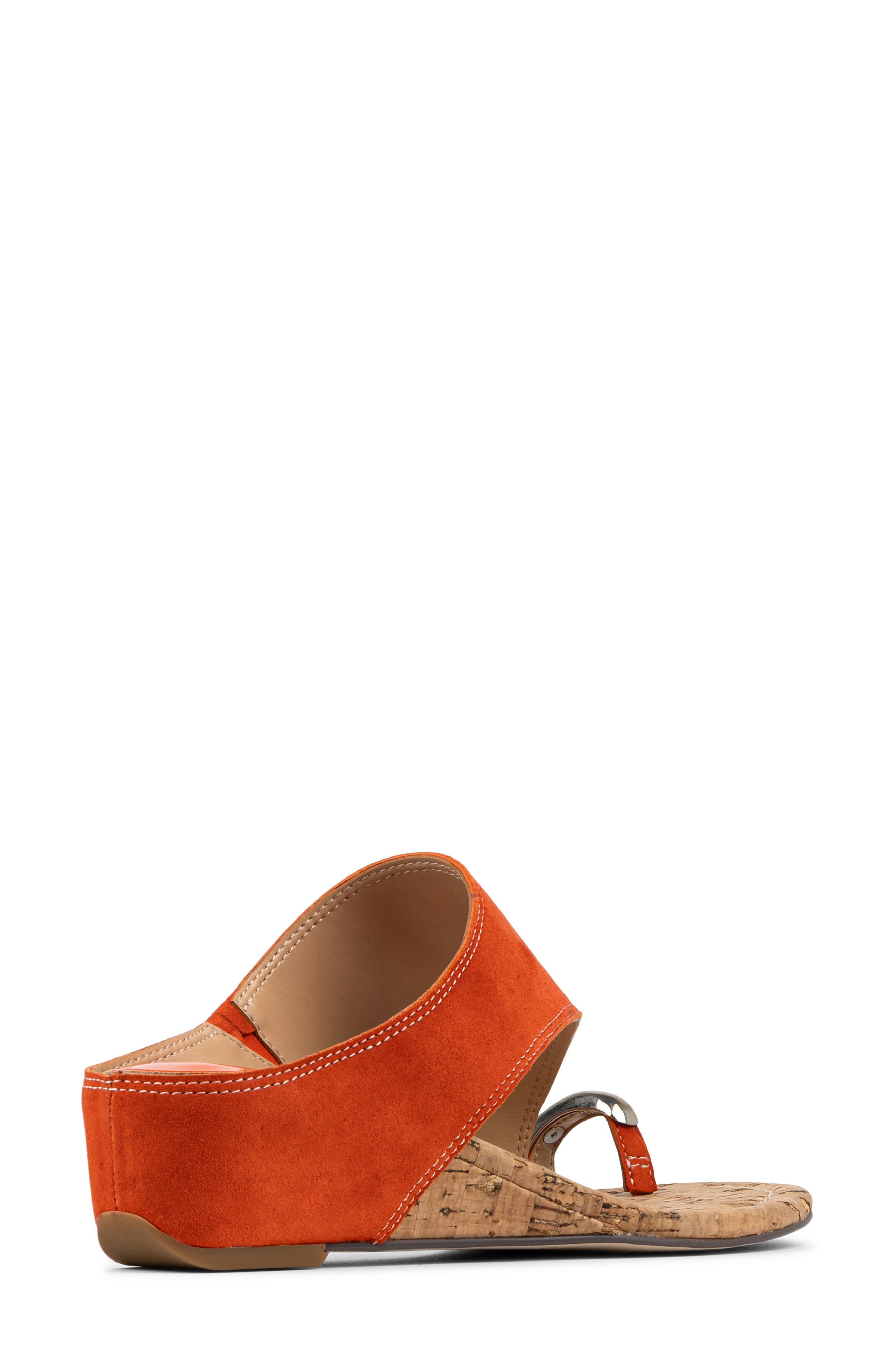 Vesna Toe Loop Wedge Sandal, Alternate, color, PERSIMMON
