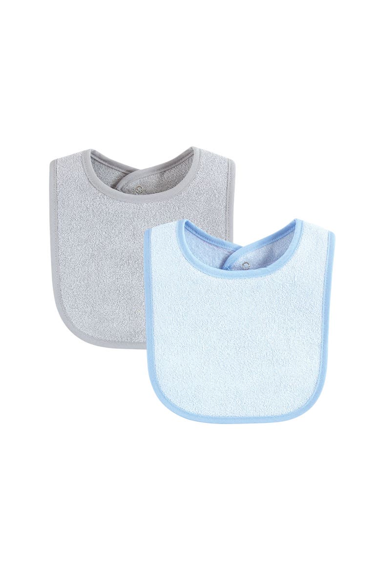 Youngster's Dribble Catcher with Moisture-Resistant Layer, Alternate, color, Blue Orange
