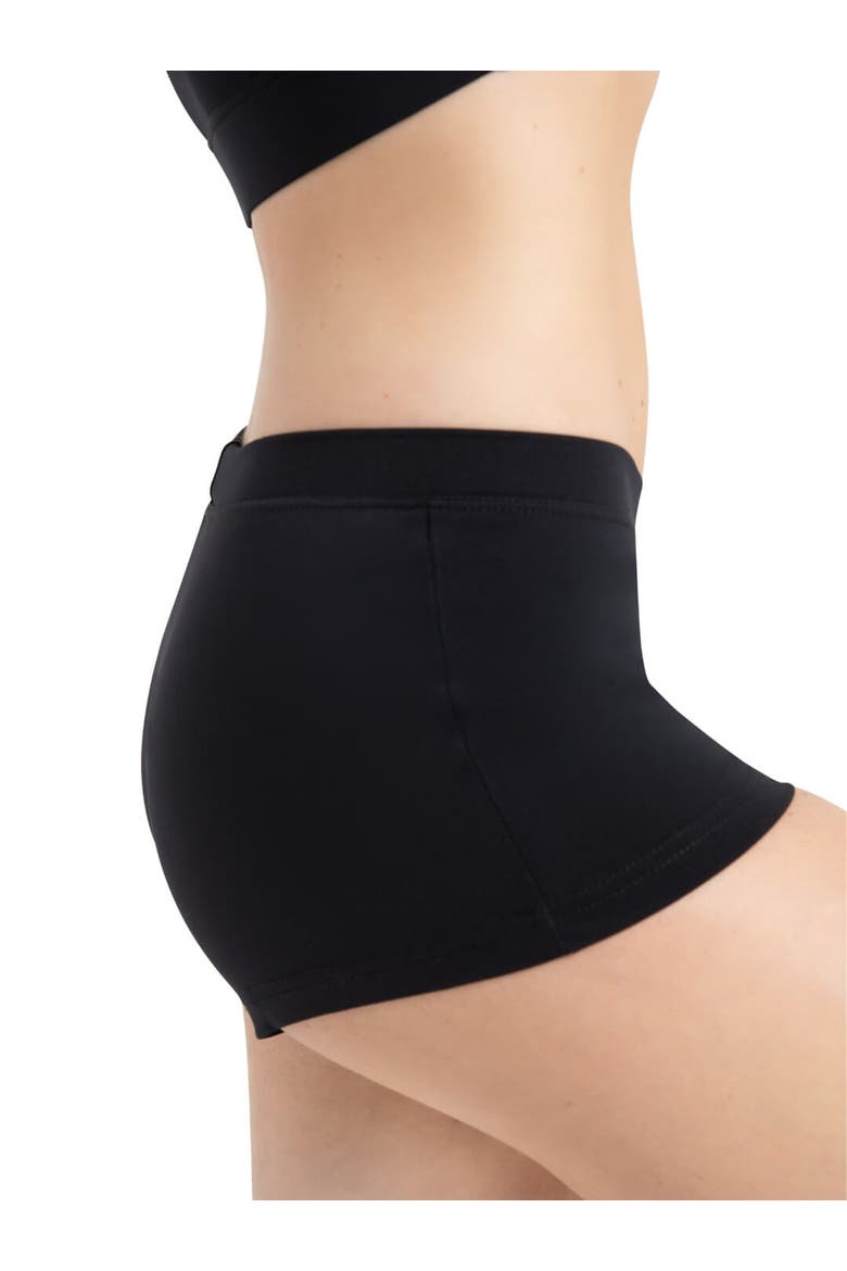 Boy Cut Low Rise Shorts, Alternate, color, black
