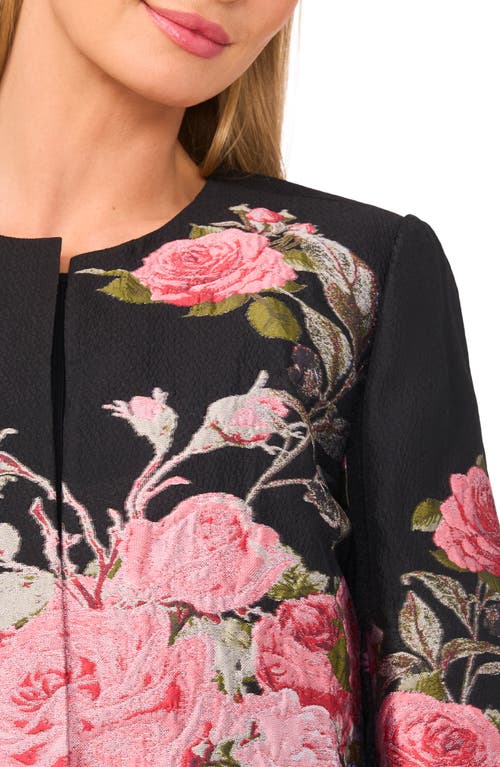 Ted Baker Floral Jacquard Crop Jacket In Multi