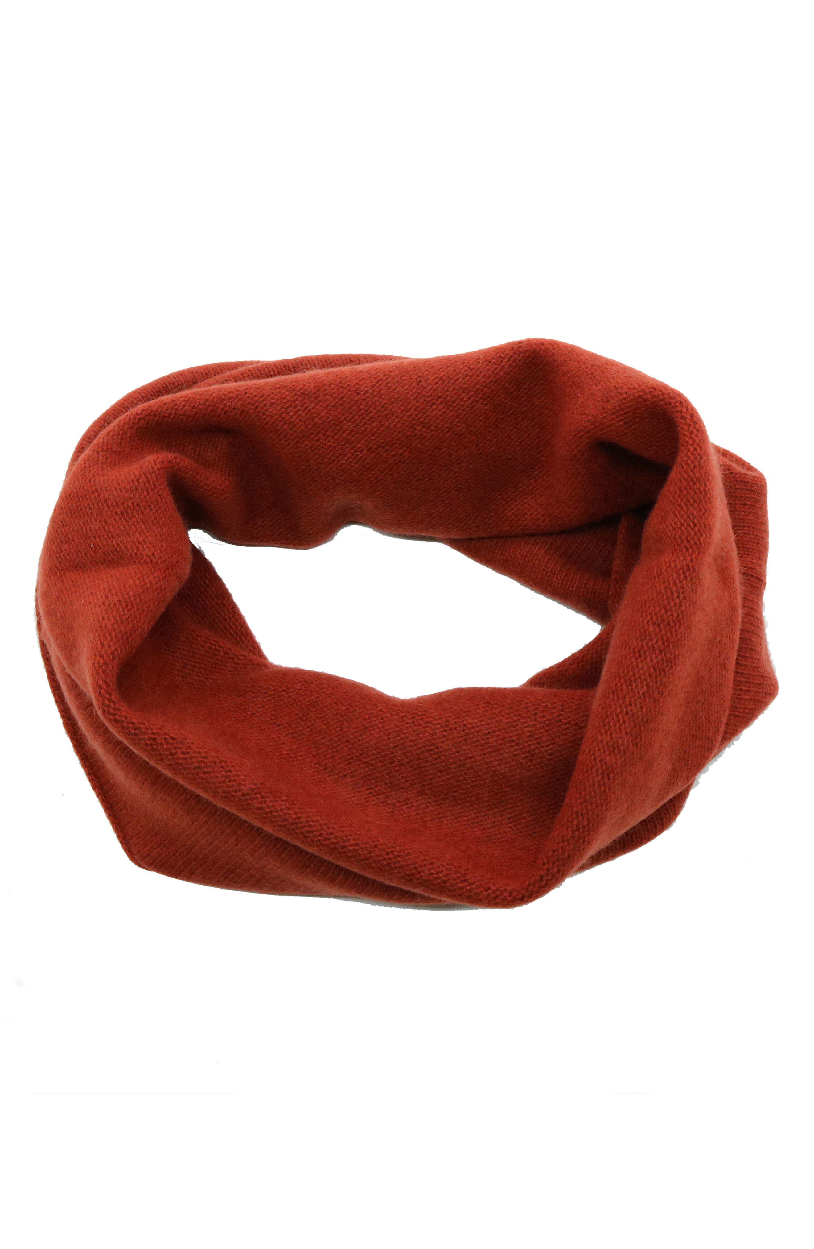 Portolano Cashmere Neck Warmer In Red