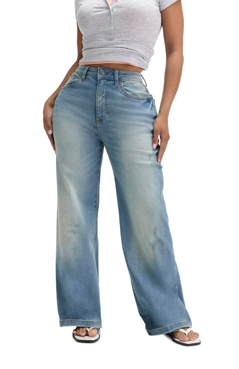 Women's Curvy Stretch Wide Jean