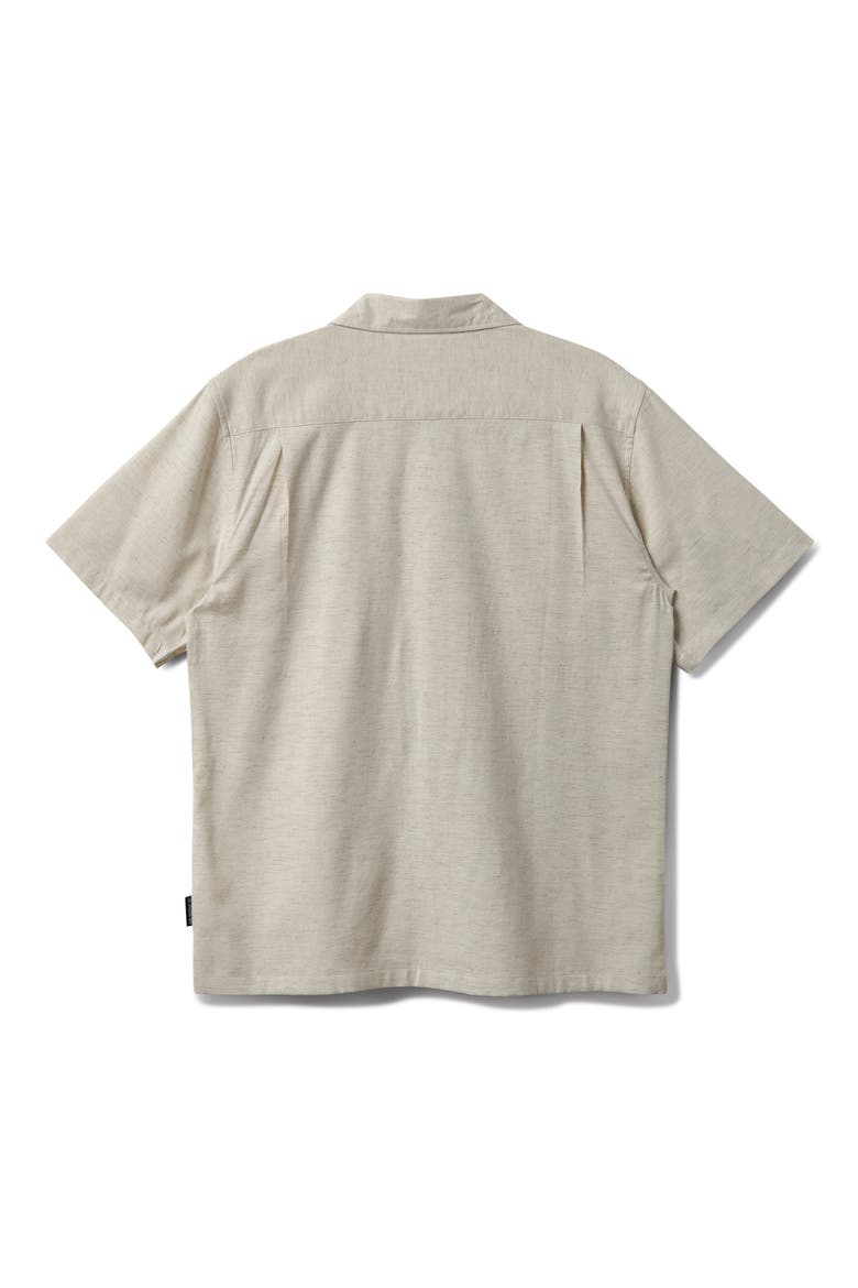 Flecky Island Camp Shirt, Alternate, color, SILVER BIRCH