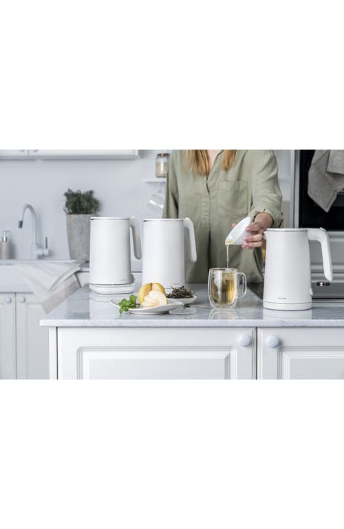 Zwilling Enfinigy 1-liter Cool Touch Electric Kettle In White