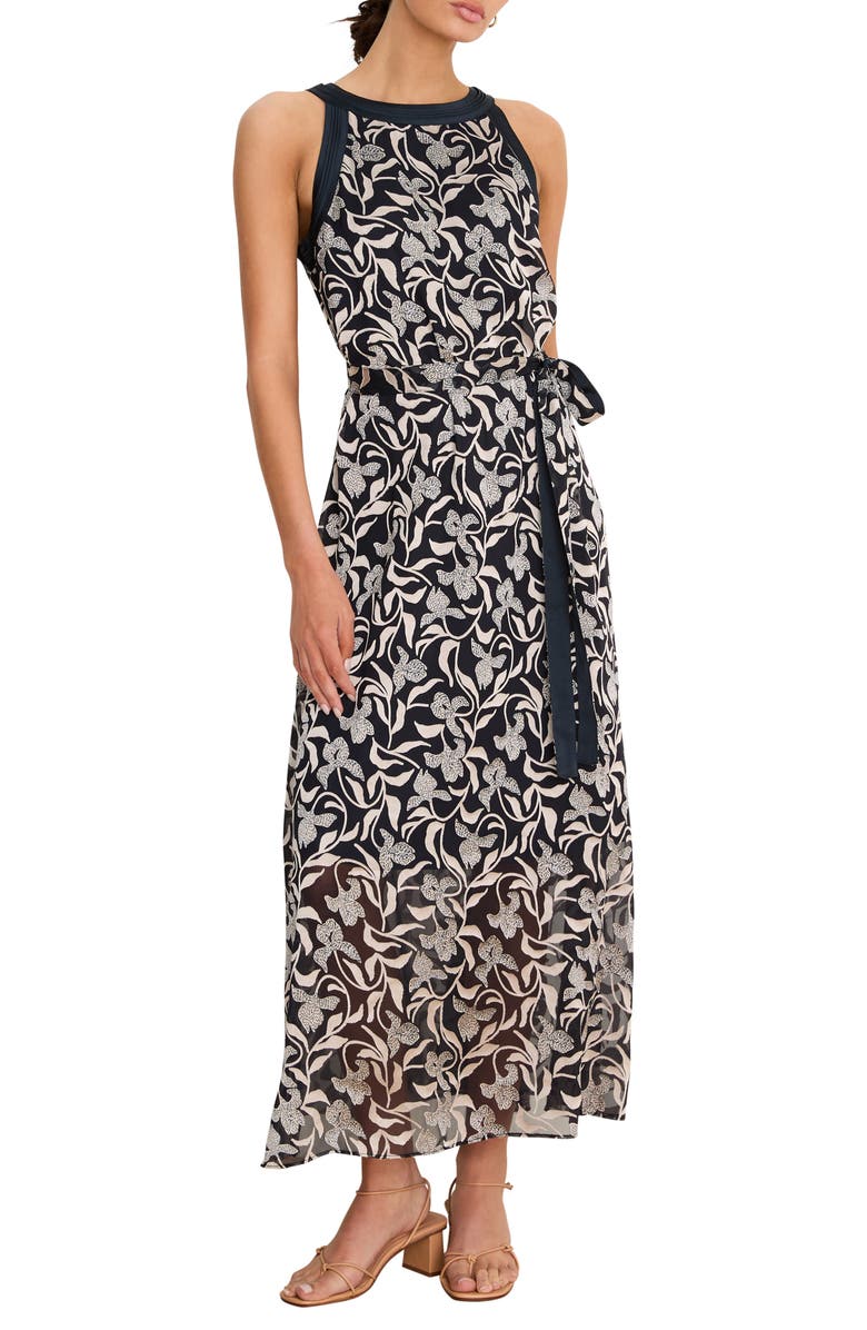NIC+ZOE Becca Floral Burnout Dress, Main, color, 
