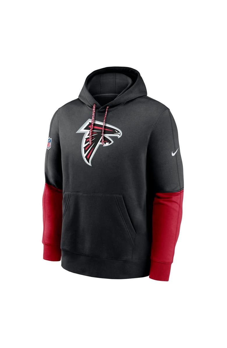 Nike Men's Nike Black Atlanta Falcons 2024 Sideline Club Pullover Hoodie, Alternate, color, Black