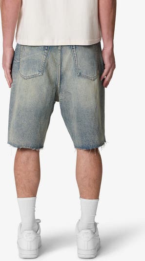 Ripped Baggy Denim Shorts