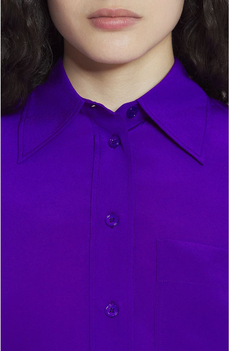Lanvin STRAIGHT SILK SHIRT, Alternate, color, 